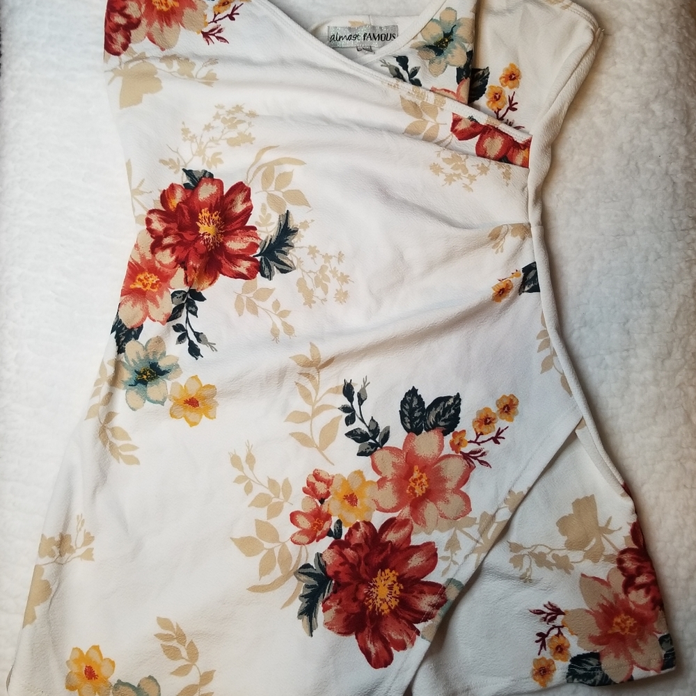 Almost Famous Faux Wrap Romper